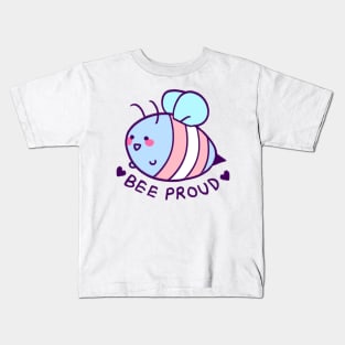 BEE proud: transgender flag Kids T-Shirt